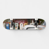 Dixon, New Mexico, Verenigde Staten. Oldtimer Skateboard (Horizontaal)