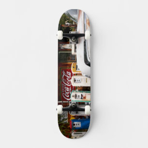 Dixon, New Mexico, Verenigde Staten. Oldtimer Skateboard