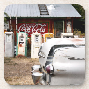 Dixon, New Mexico, Verenigde Staten. Vintage-auto Drankjes Onderzetter