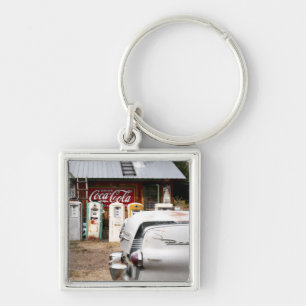 Dixon, New Mexico, Verenigde Staten. Vintage-auto Sleutelhanger