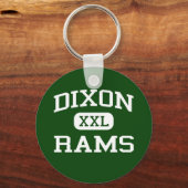 Dixon - Rams - High School - Dixon California Sleutelhanger (Voorkant)