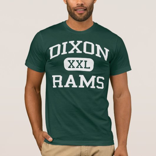 Dixon - Rams - High School - Dixon California T-shirt (Voorkant)