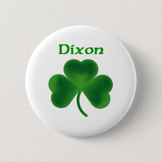 Dixon Shamrock Ronde Button 5,7 Cm (Voorkant)