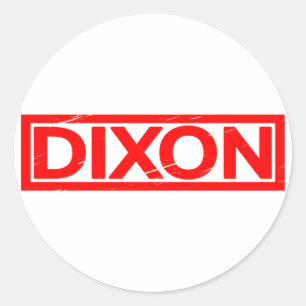 Dixon Stamp Ronde Sticker