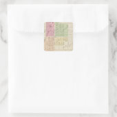 Dixon Vierkante Sticker (Tas)