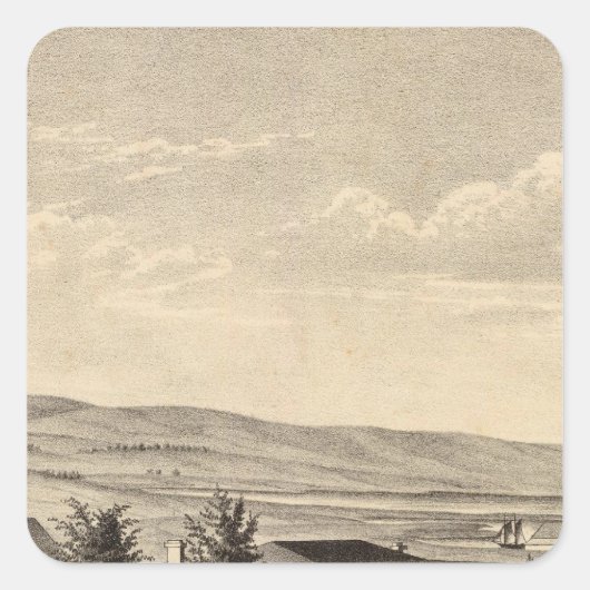 Dixon Vierkante Sticker (Voorkant)