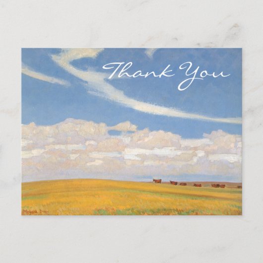 Dixon's prairie na Storm Briefkaart (Voorkant)