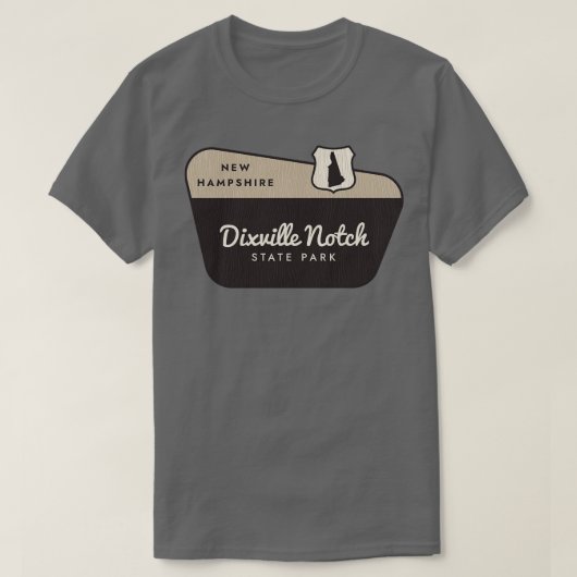 Dixville Notch State Park New Hampshire Welkom SI T-shirt (Design voorkant)