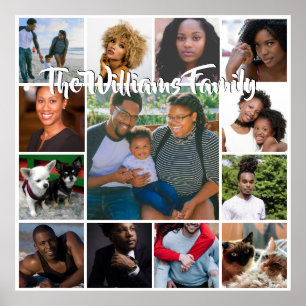 DIY 13 Foto   Onze familiekollage DIY-formulering  Poster