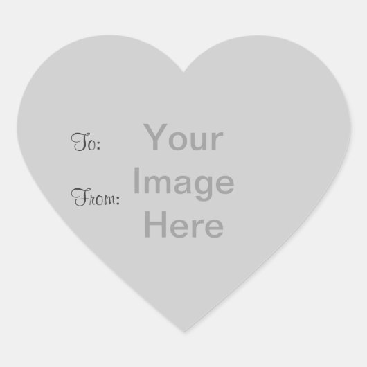 DIY ~ 1,5" Heart Gift Label Stickers (Voorkant)