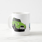 DIY 2CV (deux chevaux) - Koffiemok (Voorkant links)