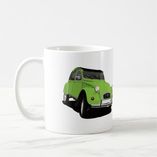 DIY 2CV (deux chevaux) - Koffiemok (Links)