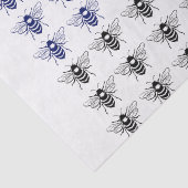 DIY 3 kleuren Bumble Bee Tekening #1 Tissuepapier (Detail)