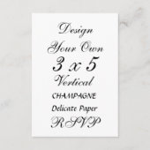DIY 3 x 5 CHAMPAGNE Delicate Paper (Voorkant)