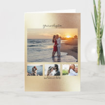 DIY 4 foto | Romantisch jubileum verloving Gold
