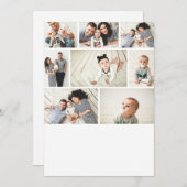 DIY 5x7 8 Foto van Colli Template Feestdagenkaart (Voorkant / Achterkant)