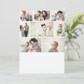 DIY 5x7 8 Foto van Colli Template Feestdagenkaart (Staand voorkant)