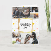 DIY 6 foto | Stellen Romantische geometrische goud Kaart (Voorkant)