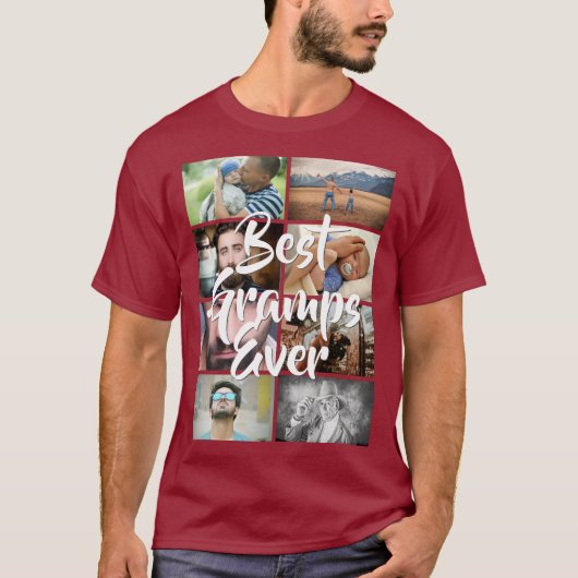 DIY 8 beste grammen fotocollage ooit afbeelding DI T-shirt (Voorkant)