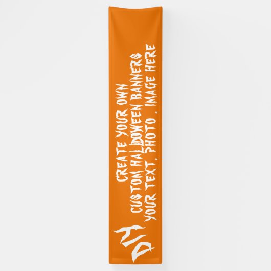 DIY Aangepast gepersonaliseerde partij Decoratie H Spandoek (Verticaal)