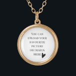 DIY, aangepast Goud Vergulden Ketting<br><div class="desc">U kunt dit product gemakkelijk aanpassen. U kunt uw ontwerp uploaden in JPG-formaat door op de blauwe personaliseer knop te klikken.</div>