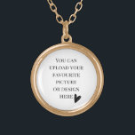DIY, aangepast Goud Vergulden Ketting<br><div class="desc">U kunt dit product gemakkelijk aanpassen. U kunt uw ontwerp uploaden in JPG-formaat door op de blauwe personaliseer knop te klikken.</div>