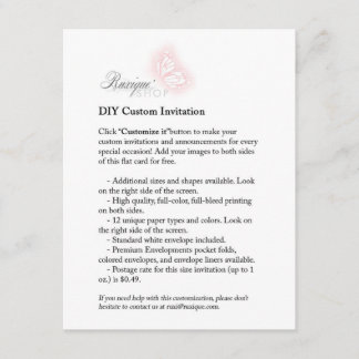 DIY Aangepaste 4.25x5.5 RSVP Bedankkaart Printable