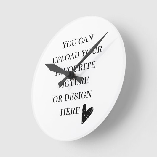 DIY, aangepaste 8" ronde acryl wandklok (Hoek)