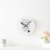 DIY, aangepaste 8" ronde acryl wandklok (Huis)