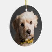 DIY Aangepaste Foto Kerstmis Keramisch Ornament (Rechts)