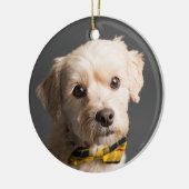 DIY Aangepaste Foto Kerstmis Keramisch Ornament (Links)