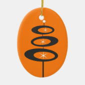 DIY - AANGEPASTE KLEUR - Moderne middeneeuw Keramisch Ornament (Voorkant)