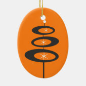 DIY - AANGEPASTE KLEUR - Moderne middeneeuw Keramisch Ornament (Achterkant)