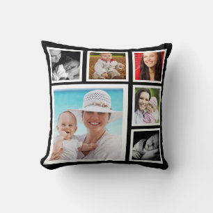 DIY aangepaste persoonlijke fotosjabloon Kussen
