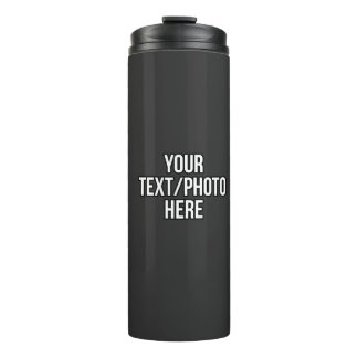 DIY Aangepaste Tekst Foto Afbeelding Design 2024 Thermosbeker