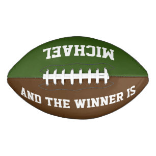 DIY - Add your only Words & Background Colors American Football