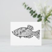 DIY Adult Color Fish Design Briefkaart (Staand voorkant)