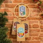 DIY Advent Kalender - Confy Christmas Sticker<br><div class="desc">24 zelfklevende stickers (met een nummer van 1 tot 24) om je zakken en dozen te sluiten met kleine verrassingen van jezelf,  waaronder 1 gepersonaliseerde sticker met de naam van de persoon die elke dag de kleine geschenken opent om te wachten tot Kerstmis.</div>