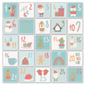DIY Adventskalender Stickers Classic Christmas (Voorkant)