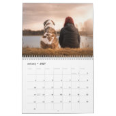 DIY-afbeelding voor gezelschapsdieren met jaar Kalender (Jan 2027)