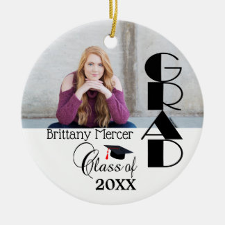 DIY Afstudeerder Fotoherinneringen Keramisch Ornament