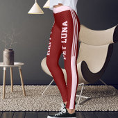 DIY Animal Pet Lovers Happy Valentine's Day Red Leggings