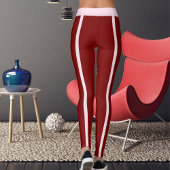 DIY Animal Pet Lovers Happy Valentine's Day Red Leggings