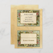 DIY Apple Blossom, Tea Sined Typografie Bedankkaart (Voorkant / Achterkant)