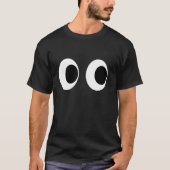DIY Arcade Game Ghost Eyes Halloween Groep Kostuum T-shirt (Voorkant)