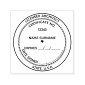 DIY Architect Professionele vervaldatumplannen Zelfinktende Stempel (Design)