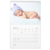 DIY baby aangepaste foto eerste jaar keepslag Kalender (Feb 2027)