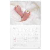 DIY baby aangepaste foto eerste jaar keepslag Kalender (Mar 2027)