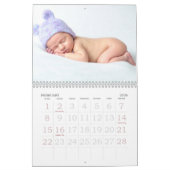 DIY baby foto eerste jaar nieuwe ouders afbeelding Kalender (Feb 2026)