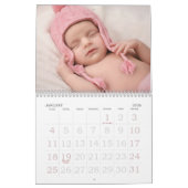 DIY baby foto eerste jaar nieuwe ouders afbeelding Kalender (Jan 2026)